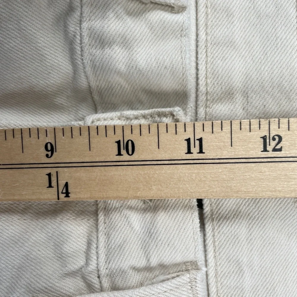J.Crew Jeans Mens 32x30 Off-White 770 Straight Fit Made in USA 100% Cotton